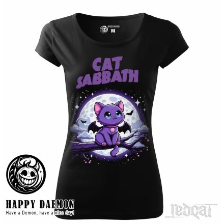 Happy Daemon - Cat Sabbath női póló